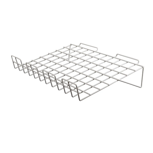 22-1/2"W x 14"L Sloping Wire Shelf with 3" Lip for Slatwall Econoco EWH/SL22 (Pack of 6)