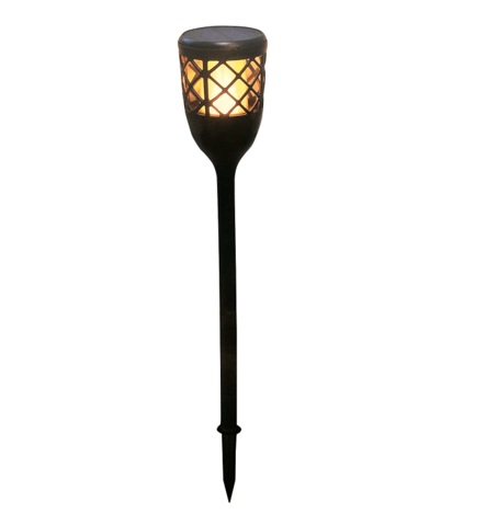 2-Watts Solar LED Flame Torch Lights 15K IP65