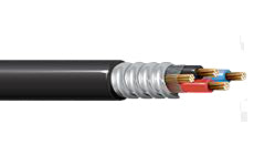 Belden 6 AWG Interlocked Armor Uninsulated Ground Wire UL Control 600V Type MC Metal Clad Cable