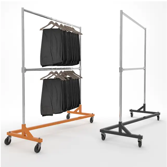 Clothing Garment Display Rolling Racks