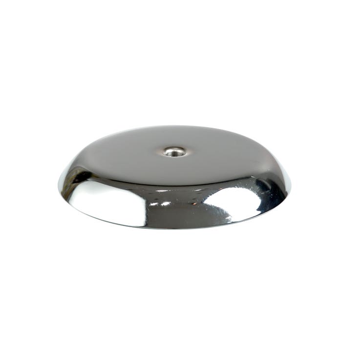 Econoco 8B 8" Round Chrome Base w/ 5/8" threading (Pack of 6)