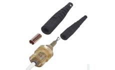 Corning 95-050-50 Unicam Standard-Performance Connector ST Compatible 50 µm Multimode(OM2) Boot Black