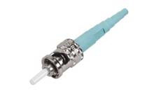 Corning 95-051-52-SP-X ST Compatible Connector 50 µm Multimode Boot Aqua Single Pack