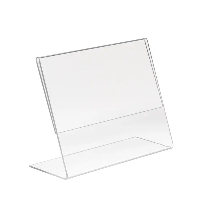 Acrylic Slantback Sign Holders for Counter Tops Econoco HP/CT57H-SB (Pack of 24)