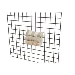12"W x 6"D x 6"H Narrow Basket Fits Grid Panels, Slatwall & Pegboard White Econoco BSK17/W