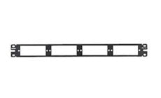 Panduit CFAPPBL1 Flat Fiber Adapter Patch Panel 1RU Single Black