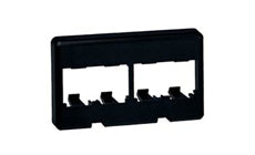 Panduit CFFP4EI Modular Furniture Faceplate 4 Port Electric Ivory