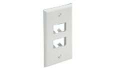 Panduit CFP4WH Faceplate 4 Port Classic White