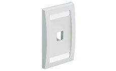 Panduit CFPE1EIY Faceplate 1 Port Single Gang Executive Electric Ivory