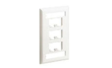 Panduit CFPL6WHY Faceplate 6 Port Single Gang Classic White