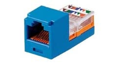 Panduit CJ588BUY Cat 5e Leadframe Style UTP Jack Module Blue