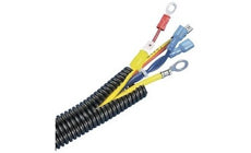 Panduit CLT100F-C20 Indoor Corrugated Loom Tubing 100 in. Length Polyethylene Black