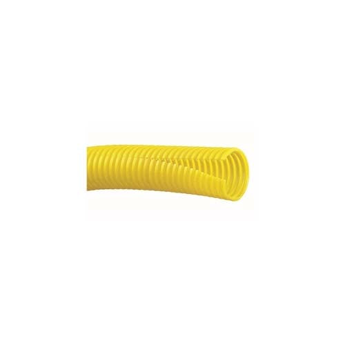 Panduit CLT35F-C4 Corrugated Loom Tubing Slit Polyethylene 0.35in. X 100ft. Yellow