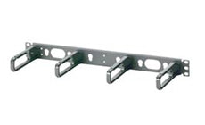 Panduit CMPHHF1 Horizontal D-rings Installed on Panel Front Only 1 RU Black