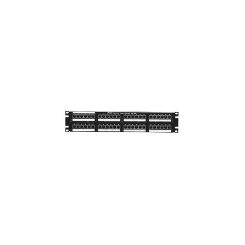 Panduit CP72BLY Copper Patch Panels Rack Shielded 72 Port 2 RU Black