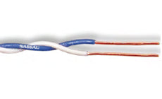 Superior Essex Cable 24 AWG 1 Pair White/Red 1000 Feet Spool Cross-Connect Category 5 Wire XCW Cable 02-006-23