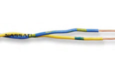 Superior Essex Cable 24 AWG 2 Pair Yellow/Blue Yellow/Orange 1000 Feet Spool Indoor/Outdoor Cross-Connect Wire XCW Cable 02-224-13