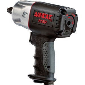 AIRCAT 1150 1/2" Black Composite Twin Hammer Impact Wrench