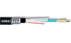 Superior Essex Cable 6 Fiber Count Single Unit EnduraLite Indoor Outdoor Loose Tube Armored OFCR Cable F160-006UXX-E991