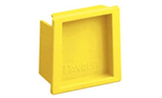 Panduit FEC2X2YL Fitting End Cap 2 in.x 2 in. (50mm x 50mm) Fiber-Duct Yellow
