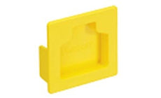Panduit FHDEC2X2YL Fiber Runner End Cap 2x2 Inch Yellow