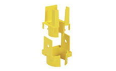 Panduit FIDT2X2YL Fitting 1-Port Spillout to 1.5 in. Inside Diameter Corrugated Tubing Yellow