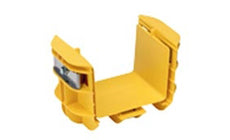 Panduit FRBC4X4YL Coupler 4 in. x 4 in. (100mm x 100mm) FiberRunner Yellow
