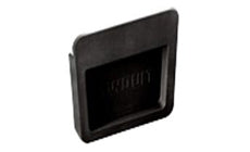 Panduit FREC4X4BL Fitting End Cap 4 in. x 4 in. (100mm x 100mm) FiberRunner Black