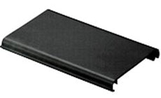 Panduit FRHC4BL6 Channel Cover Hinged Snap-On 4 in. x 4 in. (100mm x 100mm) FiberRunner Black
