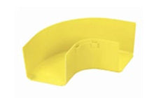 Panduit FRRA4X4YL Fitting Horizontal Right Angle 4 in. x 4 in. FiberRunner Yellow