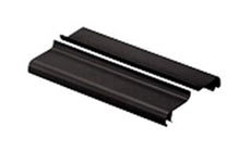 Panduit FRSHC4BL6 Channel Cover Split Hinged Snap-On 4 in. x 4 in. FiberRunner Black