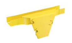 Panduit FVTHD2X2YL Fitting Vertical Tee With Hinged Door 2 in.x2 in. FiberRunner Yellow