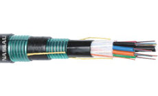 Prysmian and Draka Cable 62-72 Fiber Count FlexLink Double Armored Stranded Loose Tube Cables
