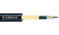 Prysmian and Draka Cable 6 Fiber Multimode Fluoropolymer and Neoprene Jackets 90C to -40C Optical Festooning Cable 024617