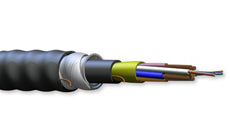 Corning 024UTF-41H01MA1 24 Fiber 4 Cu Cond. 16 AWG ClearCurve ZBL SM ActiFi Freedm DAS Interlocking Armored for Indoor/Outdoor Riser Cable