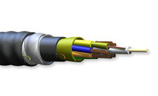 Corning 012ZDF-61F01MA1 12 Fiber 6 Cu Cond. 12 AWG SMF-28 Ultra SM ActiFi Freedm DAS Interlocking Armored for Indoor/Outdoor Riser Cable