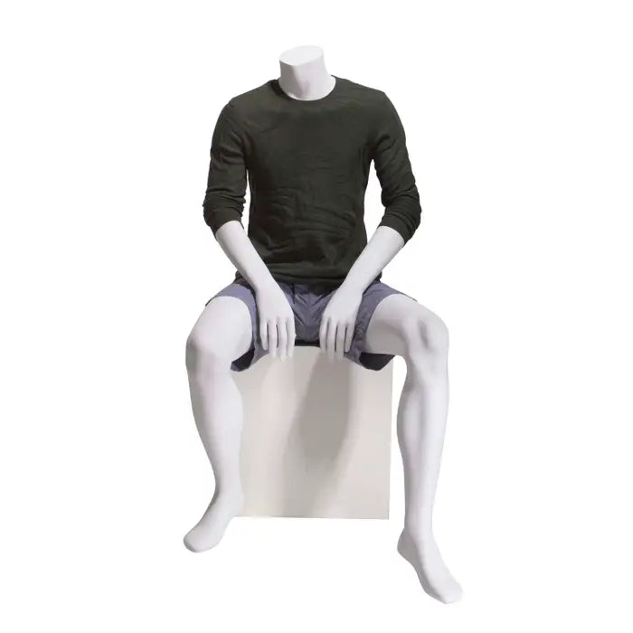 Male Mannequin - Headless, Seated Econoco GEN-5-HL