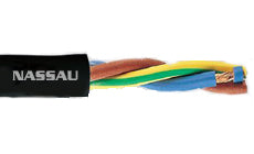 Helukabel 11 AWG 2 Cores Black Colour H05VV-F/SJT 300Volt UL 62 PVC Control Cable 28046