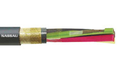 HW272 FOUR CONDUCTOR POWER CABLE 0.6/1kV Armored & Sheathed 110°C Gexol® Insulation - 373 AWG
