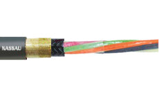 HW275 FIVE CONDUCTOR POWER CABLE 0.6/1kV Armored & Sheathed 110°C Gexol® Insulation - 2 AWG