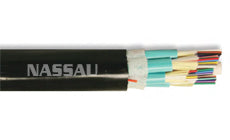 Superior Essex Cable 84 Fiber Count Dry Block Sunlight Resistant Indoor/Outdoor Tight Buffer OFNR Cable W3084XX01