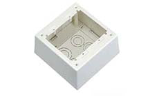 Panduit JBP2DWH Non-Metallic Power Rated Deep Outlet Box 2-Gang White