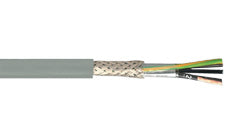 Helukabel 12 AWG 5 Cores With Green Yellow Conductor JZ-500-FC-PUR EMC Preferred Type Screened Without Inner Sheath Cable 23480
