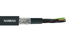 Helukabel 18 AWG 25 Cores JZ-600-Y-CY UL/CSA EMC Preferred Type, Number Coded, 1000V Cu-Screened Black Flexible Cable 12368