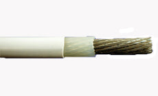 M22759/182-22-9 22 AWG Nickel Plated High Strength Copper Alloy Conductor Composite PTFE Polyimide 600V White Cable