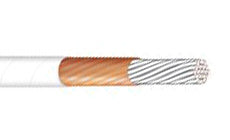 M22759/180-10-9 10 AWG Tin Plated Copper Conductor Composite PTFE Polyimide 600V White Cable