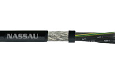 Helukabel 17 AWG 4 Cores 1mm&sup2; Cross-section MegaFlex 600-C Halogen Free Flame Retardant UV Resistant Flexible Meter Marking Cable 15247
