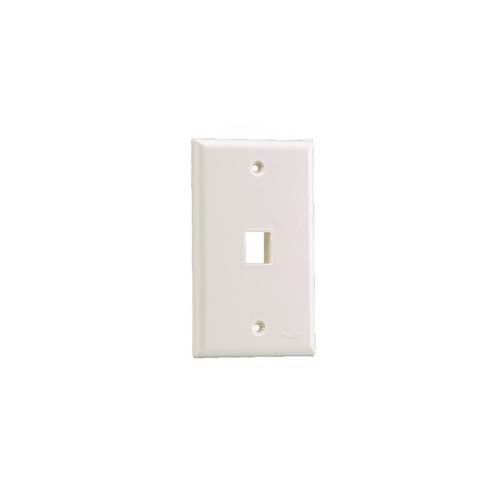 Panduit NK1FNBL Single Gang NK 1 Port Flush Mount Faceplate Black