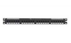 Panduit NK6PPG24Y NK Punchdown Patch Panel Category 6 24 Port Black