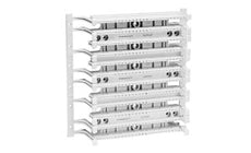 Panduit P110BW100-X Pan-Punch 100 Pair 110 Punchdown Base With Legs